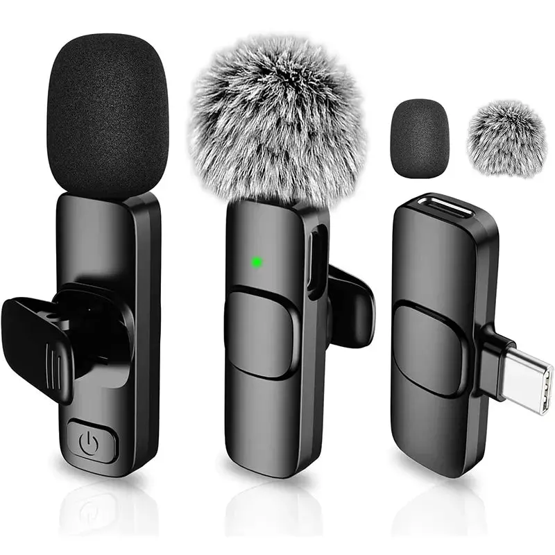 Wireless Lavalier Microphone for iPhone & iPad | Noise-Canceling Clip-On Mic for Videos, Podcasts & Streaming