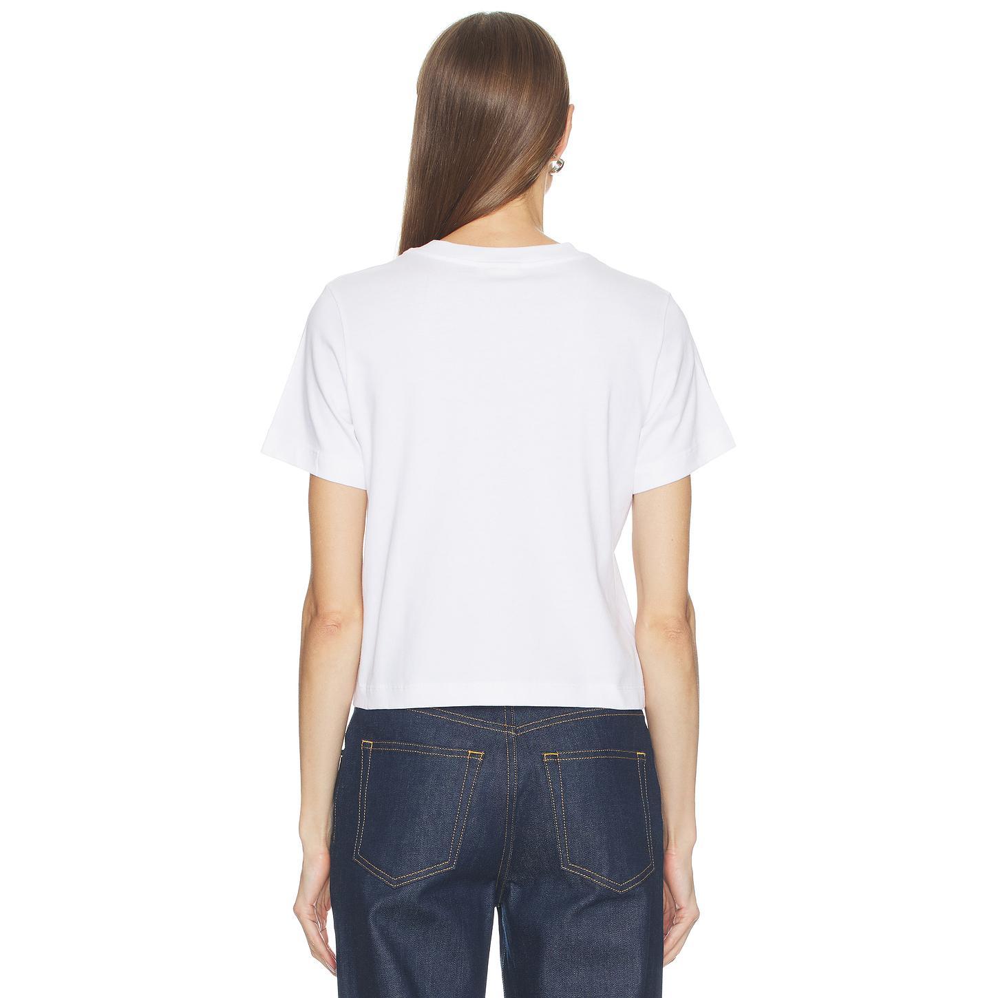 GRLFRND V-neck Boy Tee in Navy