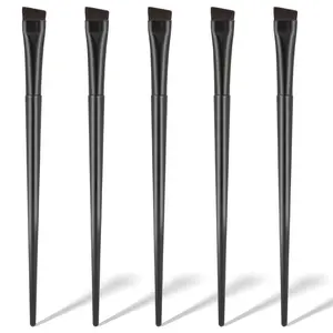50 Pcs Eyebrow Tint Brushes Angled Eyeliner Brushes Eyebrow Brush Applicator, Ultra Thin Angled Eyeliner Eyeshadow Makeup Brush Applicator