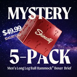 The Mystery Bundle | Shinesty Long Leg Ball Hammock® Pouch Underwear With Fly 5 Pack Soft Breathable Briefs Fabric