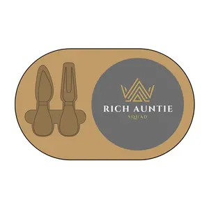 Rich Auntie Squad Engraved Charcuterie Board