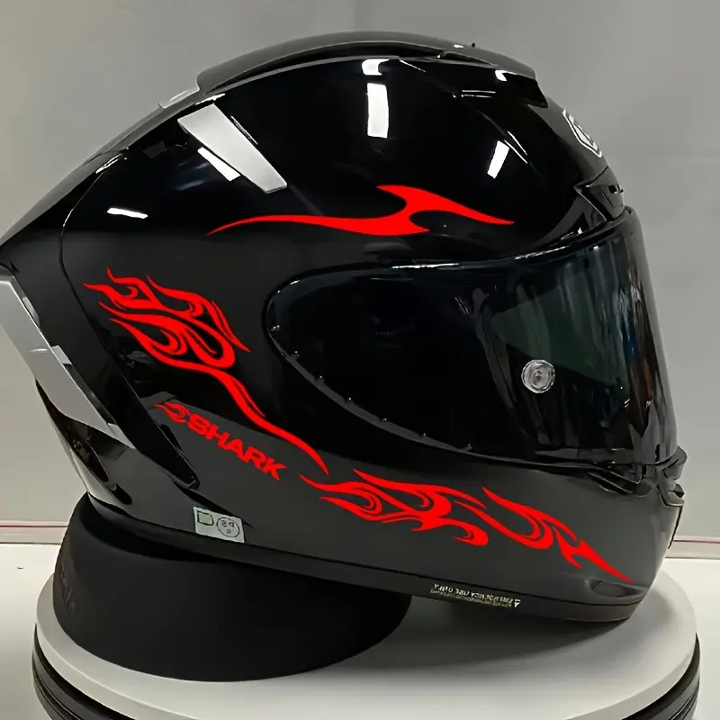 8-in-1, complete set of motorcycle helmet decorative paper, suitable for motorcycle helmet stickers - durable and waterproof, motorcycle stickers, Motorcycle Helmet Decals