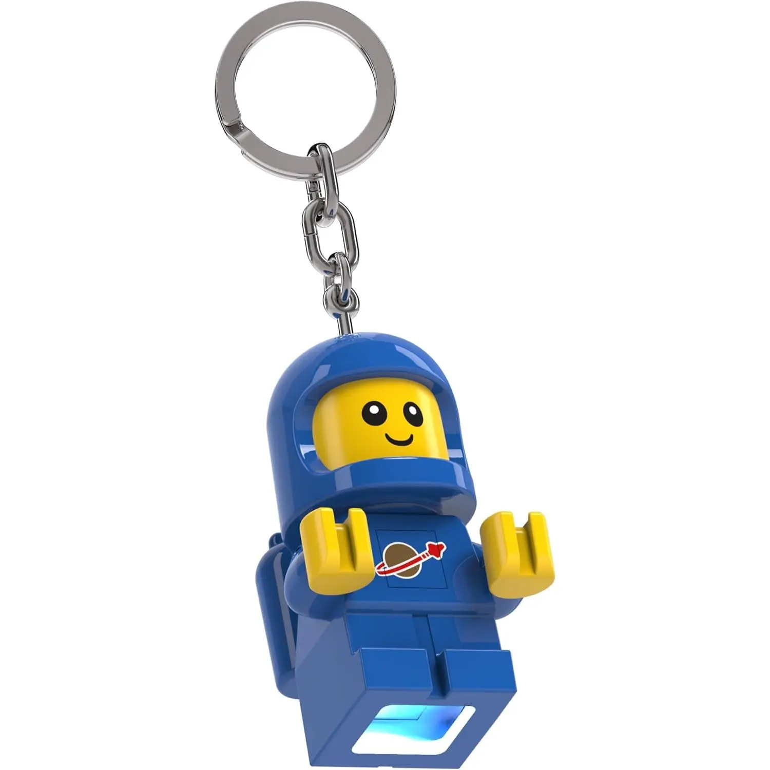 LEGO Large 2.25 Inch Tall Figure Keychain Light - Spacebaby (KE210H), Bag charm with LED light