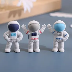 24pcs Cute Erasers Outer Space Portable Novelty Student Accessory Pencil Astronaut Multi-Function Mini D Eraser For Cute Gift Prizes Small Erasers Or Students School Supplies Prize Gift Party