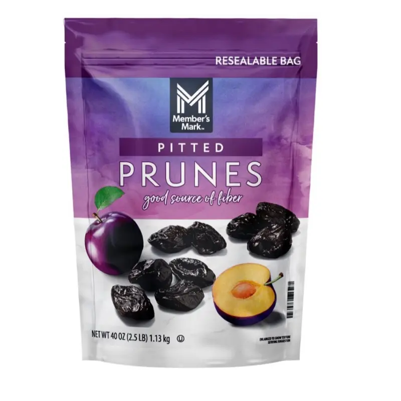 Member Mark’s Pitted Prunes Good source of Fiber , 40 oz Dried Fruit Natural Sweet