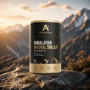 Shilajit Gummies — Infused with Ashwagandha, Gokshura, Other Herbs, and Trace Minerals | No Added Sugar | Naturally Boosts Physical Strength, Focus, and Endurance | 60 Gummies