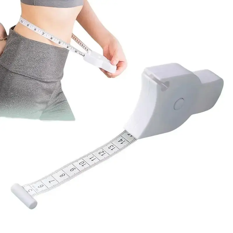 Flexible Auto Retract Body Measuring Tape, Accurate Fitness Measurement Tool, Multi-Purpose 3D Body Size Tracker for Women Body Shaping & Weight Management-MM1