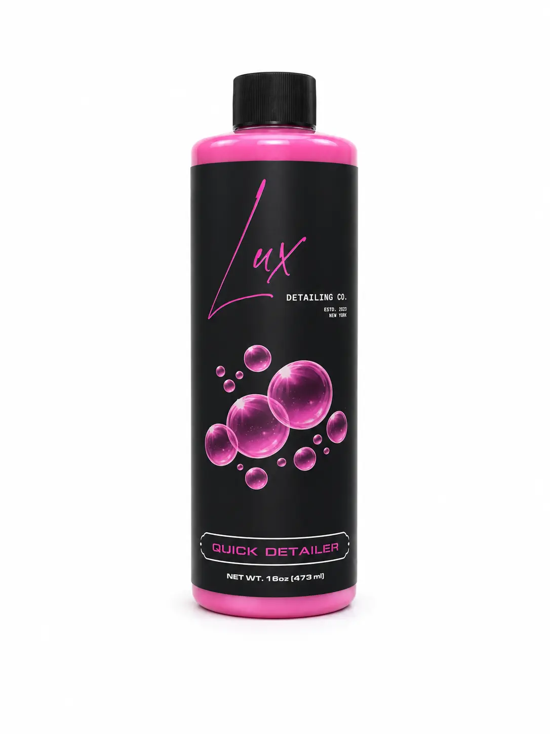 Lux Detailing Co Quick Detailer - Effective Spot Cleaner for Painted Surfaces Glass Trim & More 16oz