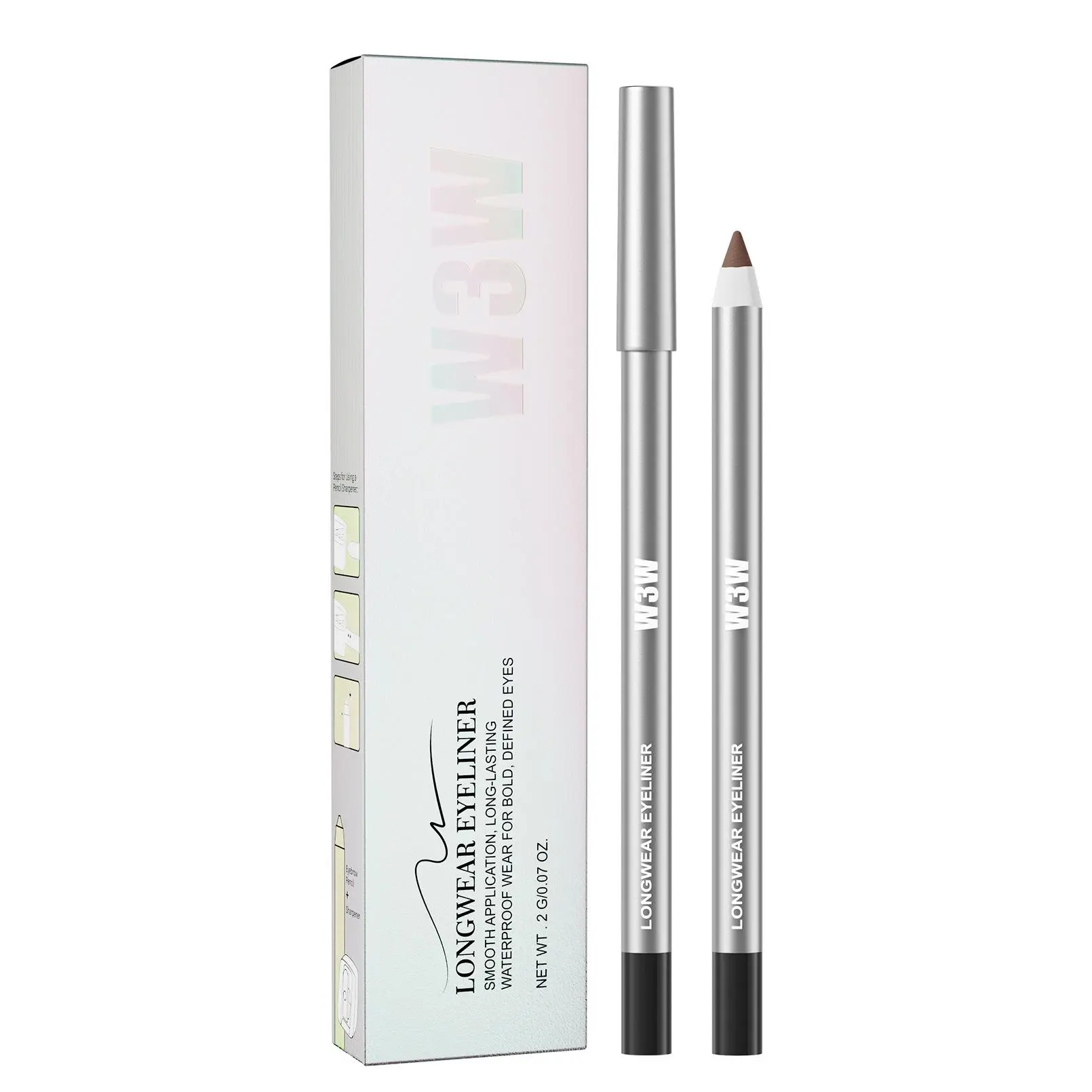 Shaped Tip Eyeliner Pencil for Precise Application, Smudge-Resistant & Long Lasting Cosmetic Makeup for Adults, Waterproof, Cream sensitive lover, Durable, Regular Edition, Single Item, Smoothening, Smudge Proof, Smooth, Gel Eyeliner Pencil, Eye Pencil Ey