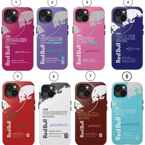 Drink Edition Redbull Collection – Premium Tough Phone Case 2026 HY827 | Phone Case Suitable for iPhone 17-11 Pro Max/Plus and  Samsung Galaxy S23-25
