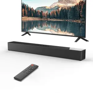 Sound Bars For TV, Wireless Bluetooth 5.3 Sound Bar TV Speaker, TV Audio 3 Equalizer Modes, Opt/AUX/HD(ARC) Connection, DSP Bass Stereo Audio With Remote Control, Wall Mountable For Home, TV, PC