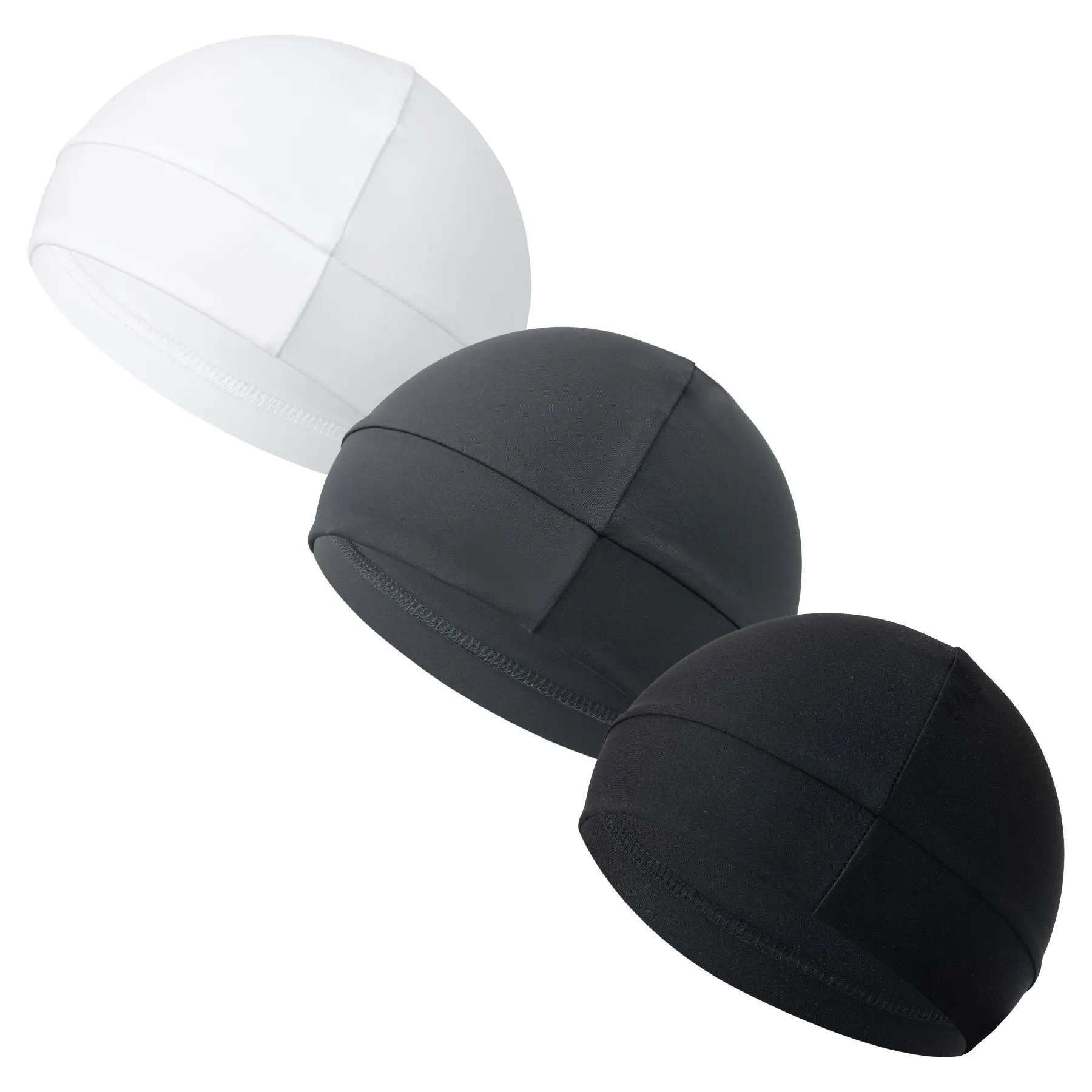 3PCS Simple Style Plain Color Skull Beanie for Men & Women, Casual Sportive Breathable Beanie Hat for Outdoor Sports for Men & Women, Fitted Hats summerwins