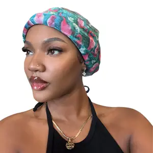 Hairweave Sleeve – Flamingo Lagoon– Lightweight, Semi-Sheer & Breathable Mesh for Small to Medium Locs & Braids – Durable, Fashionable Design