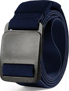 Mens Stretch Web Belt, Mens Casual Belt for Jeans,Golf or the Hiking, Width 1.5"