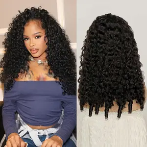 13x6 HD Lace Frontal Wigs Kinky Curly GK Burmese Curly Pre Plucked 200 Density Human Hair for Women Lace Frontal Wigs Human Hair with Baby Hair summerwins