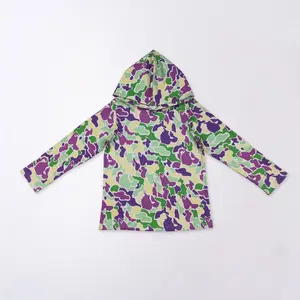 Mardi Gras Camo Hoodies kids Clothes