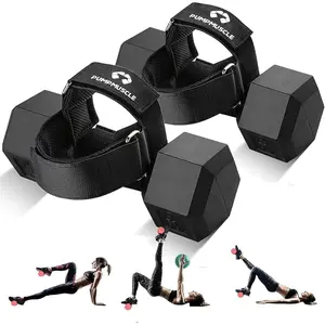 Dumbbell Foot Attachment, Tibialis Trainer, Adjustable Ankle Weights, Leg Workouts at Home for Hip Flexors,Ankle Straps for Weight Lifting,Shin Splint,Hamstring Curls,Leg extensions,Home Gym Equipment