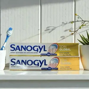 Sanogyl Toothpaste, Natural Gentle Daily Oral Cleansing Toothpaste for Oral Care