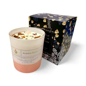 Aromatic Long-Lasting Luxury Highly Scented Candles 20oz - Ideal for Relaxation Ambiance or Gifting