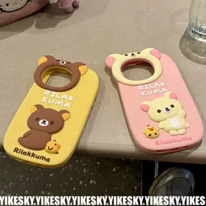 3D Rilakkuma Anime Kawaii Apple 16 Phone Case IPhone15promax Silicone Cartoon Girl Mobile Phone Protective Case Birthday Gift
