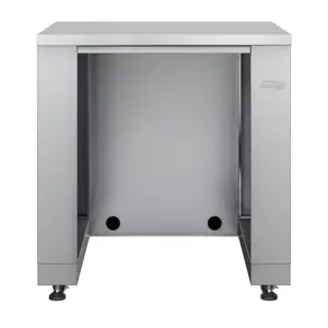 35 in. Outdoor Cabinet Kitchen for Refrigerator in Stainless-Steel (KM-OKS-UCRCAB)