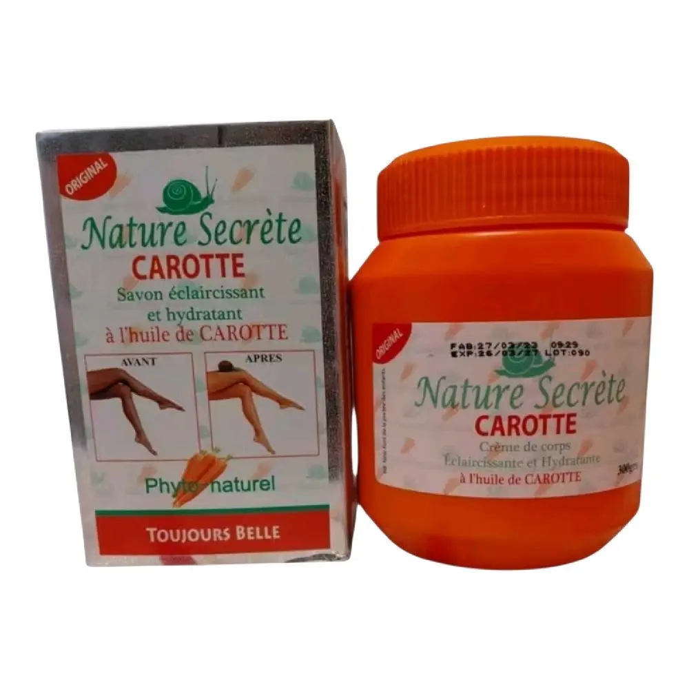 Nature Secret 2-Piece Moisturizing Body Set, Including Cream and Cosmetic Beauty Personal Storage Soap Organizer