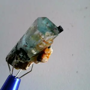 Crystal 7004 : Natural Aquamarine, Shorl, Feldspar specimen from Namibia