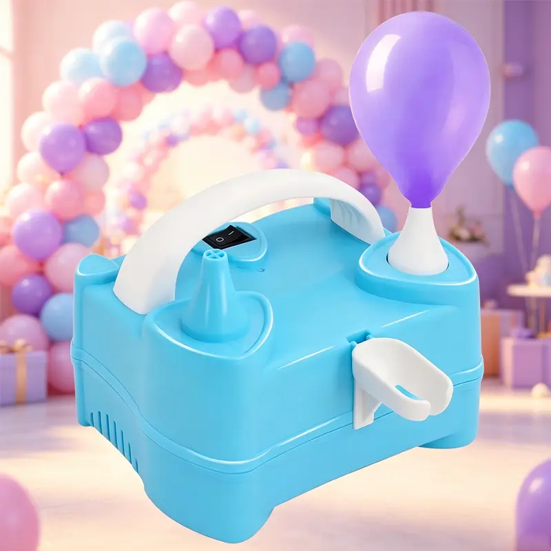 Balloon Blower Pump - Lightweight, Portable for Birthday, Wedding Festive Party Decor Quick inflation, dual hole design, essential for parties(Home & Party Supplies)