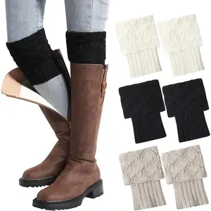 OUTDOOR Leg Warmers - Boot Socks for Women, 1 Pair Boot Cuffs Topper for Women Winter Leg Warmer Socks, Ankle Warmers