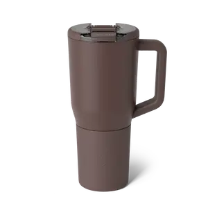 BrüMate Müv 35oz 100% Leakproof | Cup-Holder Friendly Insulated Coffee & Travel Mug | Built-in Silicone Sleeve and Comfort Grip Handle