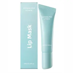 2PCS Soothing Prep Lip Mask, Cooling Peel-Off Lip Mask, Jelly tip for Hygienic & Easy Application, Daily Lip Care,Lightweight Lip Mask, Lasting Moisture and Deep Nourishment, Lip Care, Light and Non-Sticky outdoorfun