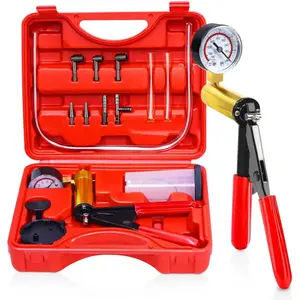 Handheld Vacuum Pump Tester Kit for Changing Brake Fluid in Vehicles, Designed for Car Repair.