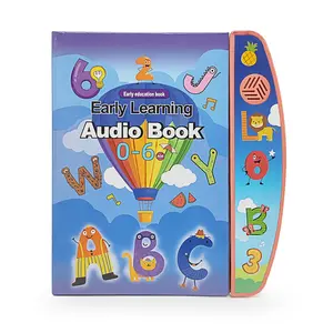 English Electronic Book Interactive Learning Toy, Educational Alphabet Numbers Fruits Animals Vehicles Instruments Music Songs
