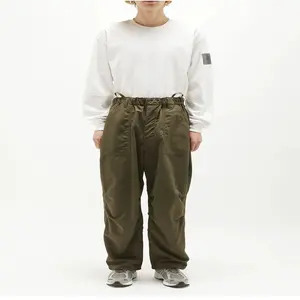 Kyn Apparel  Big Pocket Functional Tooling Pants Nylon Waterproof Loose Casual Parachute Pants