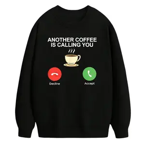 Sip in Style with Our Coffee Lover Long Sleeve Sweatshirt