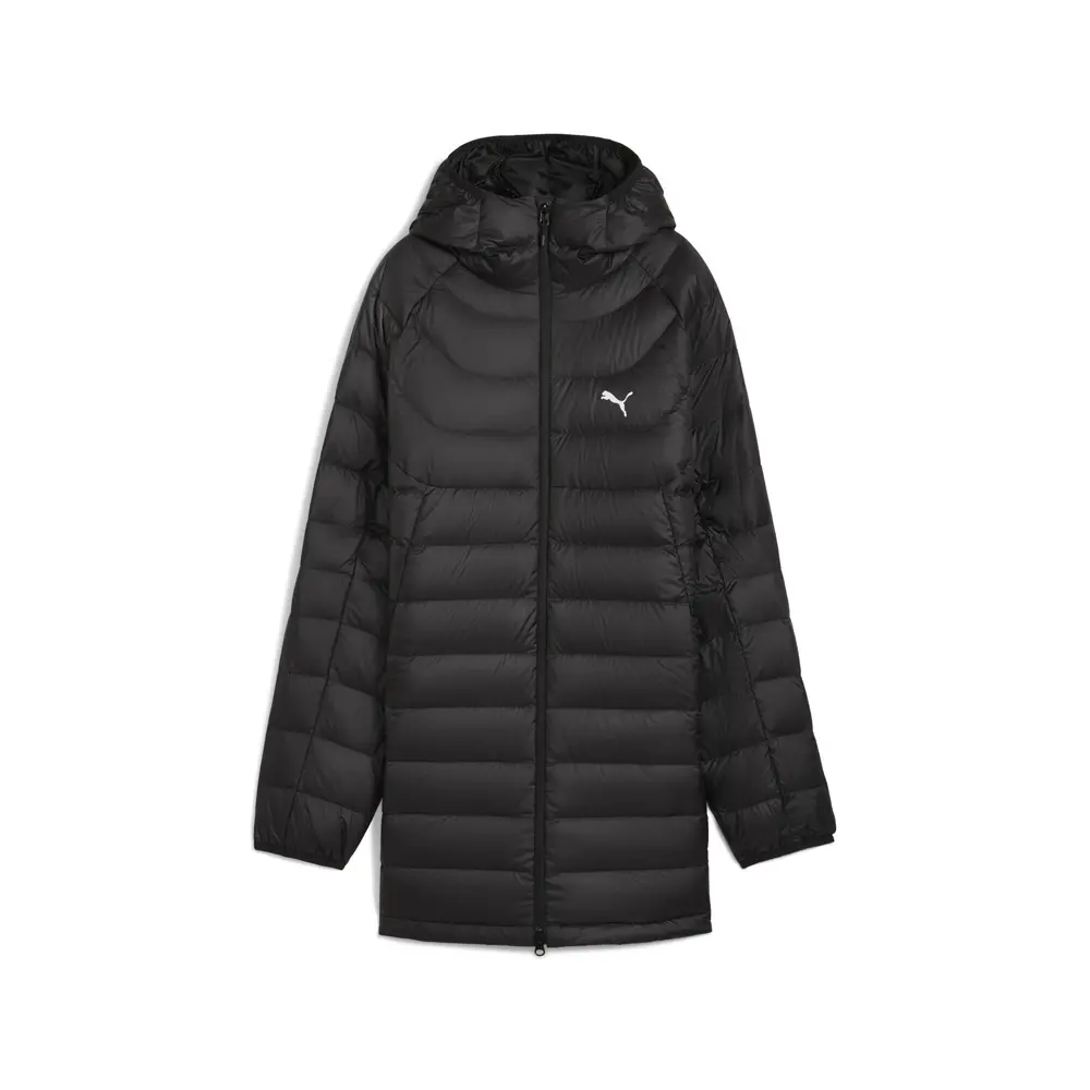 PUMA Womens Packlite Hooded Down Jacket Athletic Outerwear Casual - Black