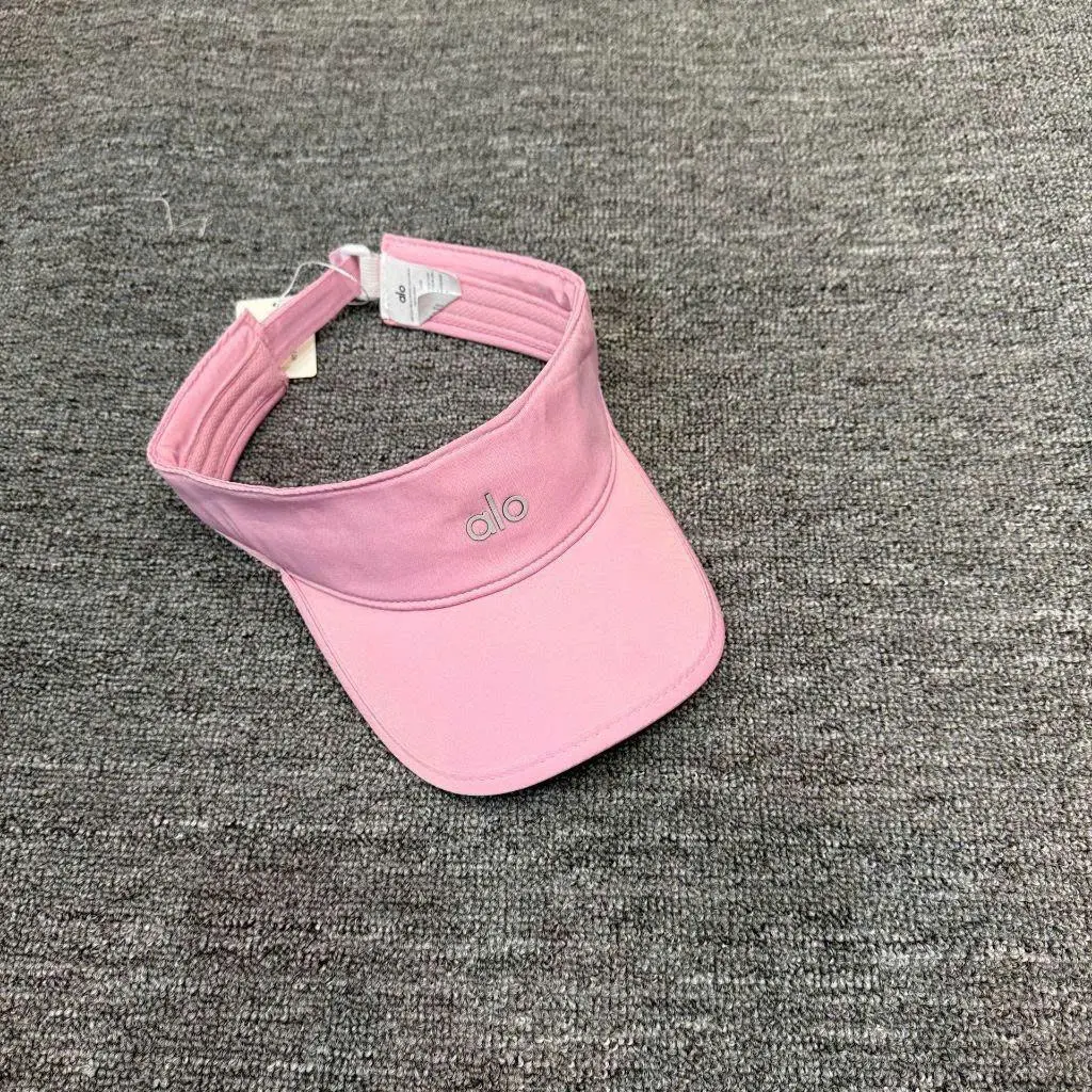 Pink Adjustable Visor for Women Gym Training Running Jogging Activewear Hat