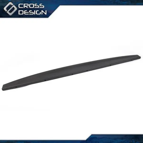 CROSSDESIGN Quality Plastic Tailgate Protector Top Cap Molding Cover Spoiler - ABS Plastic, Paint Match, Body Protection, Fit 2009-2018 Dodge Ram Trucks, Auto Replacement Body Frame & Bumpers Part