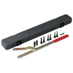 212 MAIN OT4754 Universal Fan Clutch Tool - Multi-Size Adjustable Pulley Removal Tool, Multifunctional Puller Kit with Ratchet Set for Cycling Equipment Repair