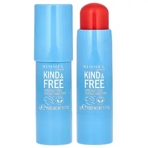 Rimmel London Kind & Free, Tinted Multi Stick, 004 Tangerine Dream, 0.17 oz (5 g)