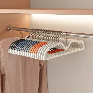 Short Neck Hanger for Home Use, Space-Saving, Non-Slip, No Trace, Neck Reducer, Short Style, Anti-Shoulder Angle, Suitable for Suits, Dresses, T-Shirts, Shirts, Coats, Pants