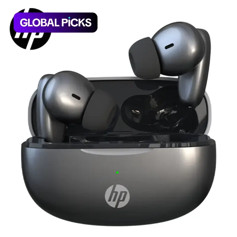 HP H10I True Wireless Earbuds, Noise-Cancelling Sports Earphones, IPX4 Water-Resistant, Touch Controls, Ideal Gift for Friends, Audio #GLOBAL PICKS