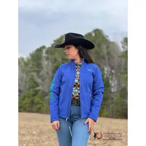 La Herradura Western Wear Women's ARIAT JACKETS MAZARINE BLUE Long Sleeve Fitted Classic Stylish All Seasons Casual Coats Tops Basic Minimalist
