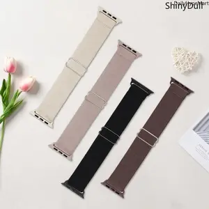 Durable Wearable Elastic Nylon Watch Bands for Apple Watch, 4-Pack Adjustable 38-49mm Sport Accessories