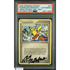 Signed by Ishihara 2005 Pokemon Worlds Promo Tropical Tidal Wave PSA/DNA