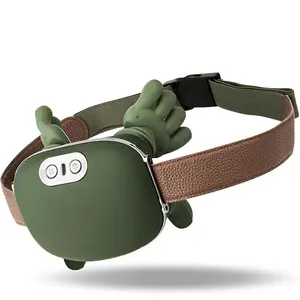 Neck and shoulder massager, simulating human hand green color, wireless electric finger pressure 4D kneading massage