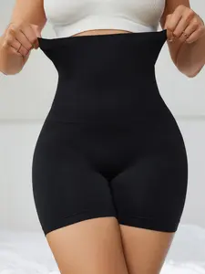 DHZ Women's Seamless High-Waist Body Shapewear Bottoms, Tummy Control Shorts with Built-in Gusset, Thigh Slimming Underwear