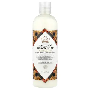 Nubian Heritage Body Lotion, African Black Soap, 13 fl oz (384 ml)