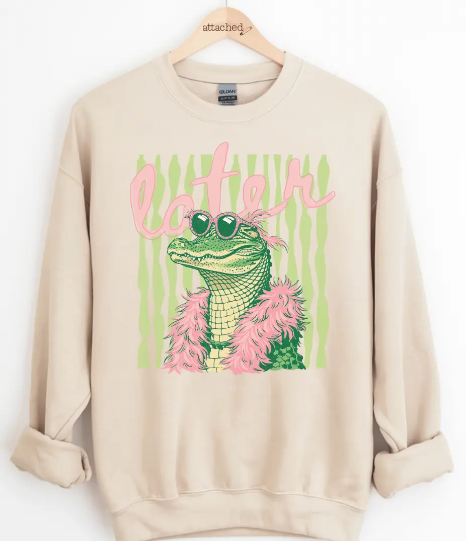 Later Gator Graphic Top