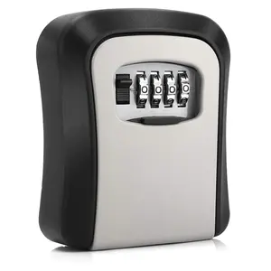 Key Safe Wall Mounted with 4 Digit Combination code, Secure Key Storage Solution, Ideal for Home and Office Use